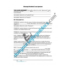 Residential Lease Agreement - Mississippi
